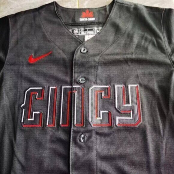 #44 Youth kids Elly De La Cruz City Connect black jersey - Picture 3 of 4